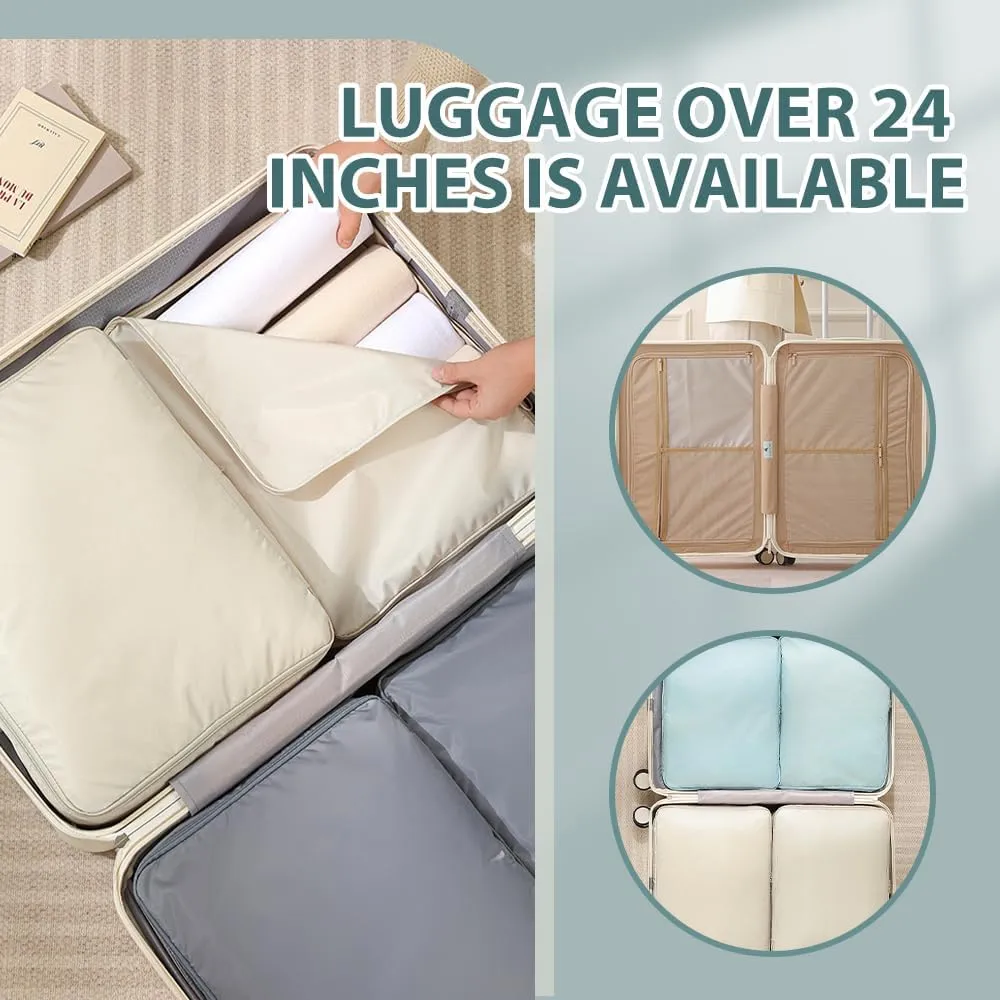 Ultra Space Saving Self Compression Organizer, 2025 New Space Saver Quilt Compression Storage Bag, Premium Comforter Storage Bag Packaging Cube Bedding Storage Bag (Grey, XL - 54 * 42 * 50cm)