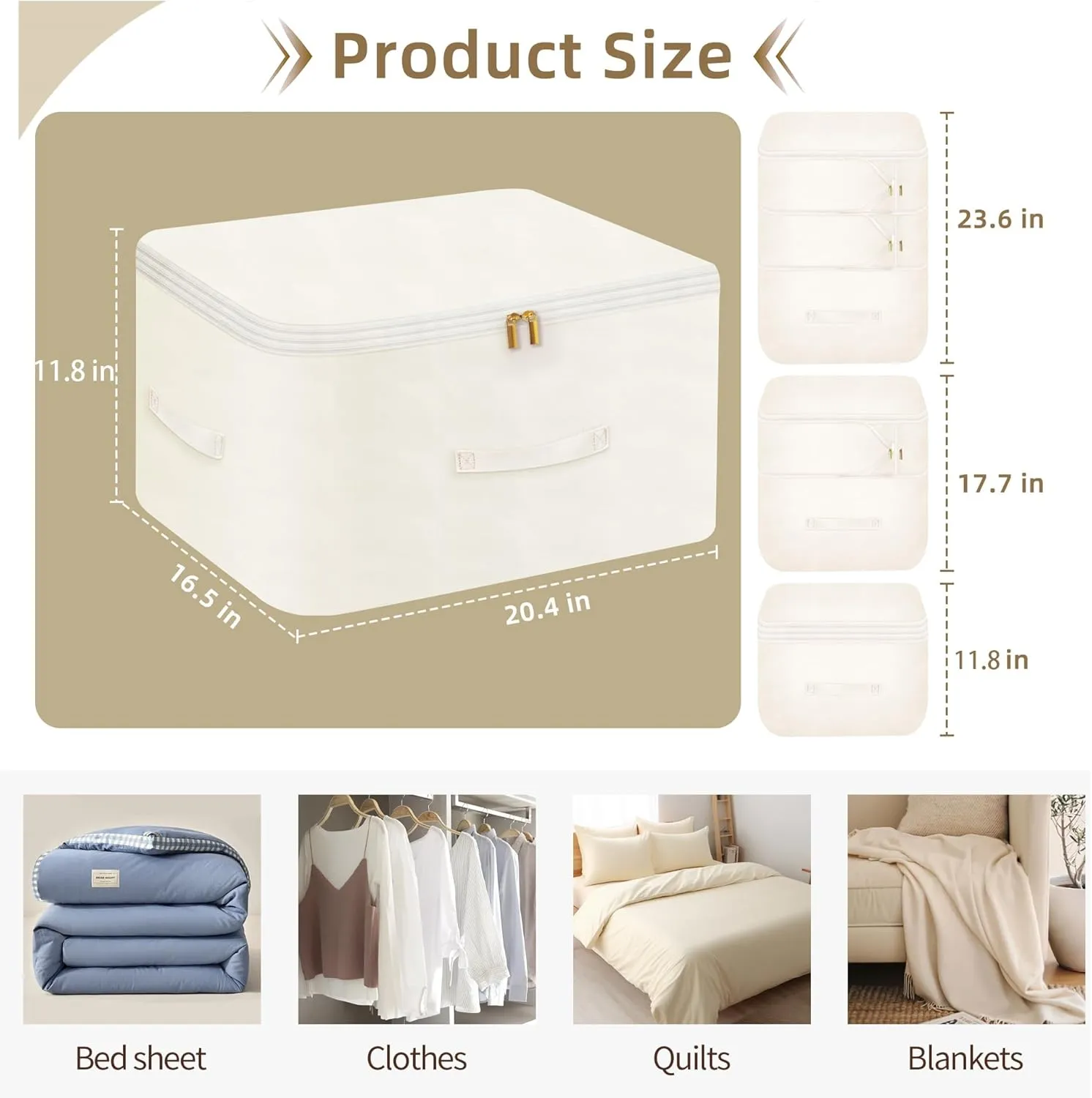 Ultra Space Saving Self Compression Organizer, Comforter Storage Bag for Clothes, Blankets, Pillows, Duvet, Comforters, Bedding Sets and Much More (Pink,X-L - 54 * 42 * 60cm)