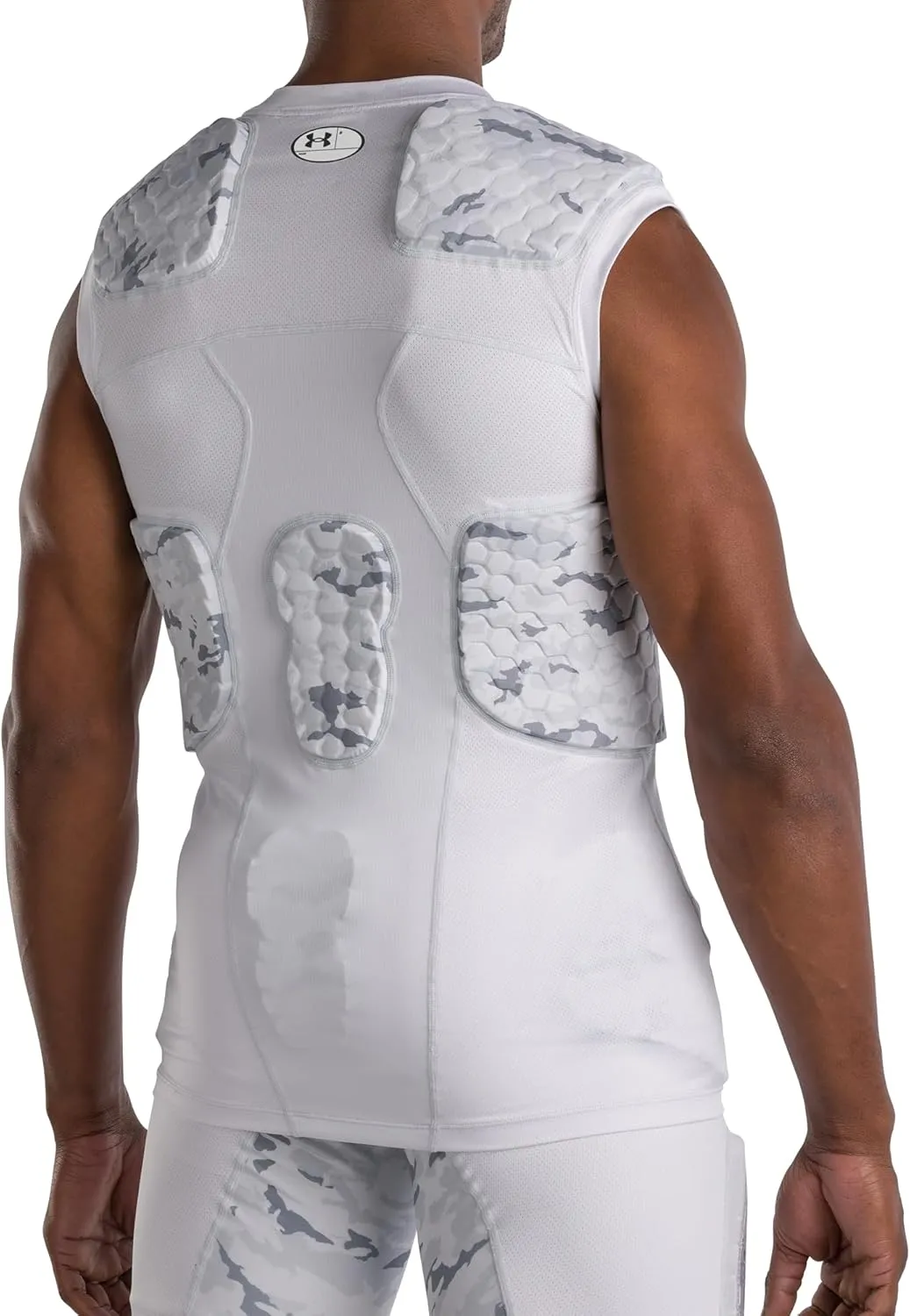 Under Armour Gameday Pro 5-Pad Football Shirt, Comfortable Compression & Protection for Practice & Game Day, Adult Men's