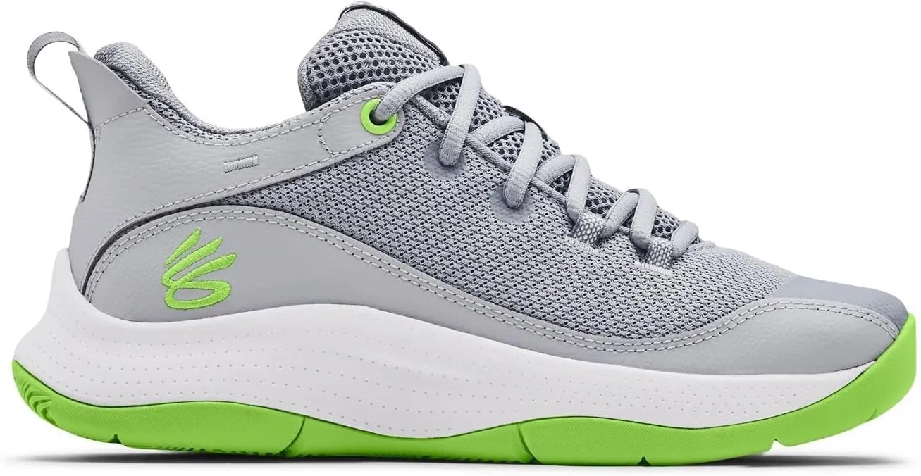 Under Armour Grade School Big Kids Unisex UA 3Z5 Basketball Shoes (Mod Gray/Black - 104, US Footwear Size System, Big Kid, Numeric, Medium, 6.5)