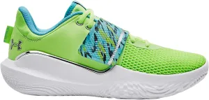Under Armour Men's UA Flow FUTR X UAA Basketball Shoes 3026046 (Quirky Lime/Fresco Blue - 300, US Footwear Size System, Adult, Men, Numeric, Medium, 8.5)