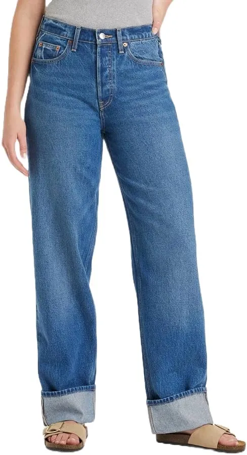 Universal Thread Women's Mid-Rise 90's Baggy Jeans -