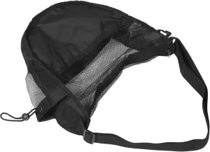 UPKOCH Single Basketball Storage Bag Cross Body Carrying Bag for Sports Balls Lightweight Mesh Design for