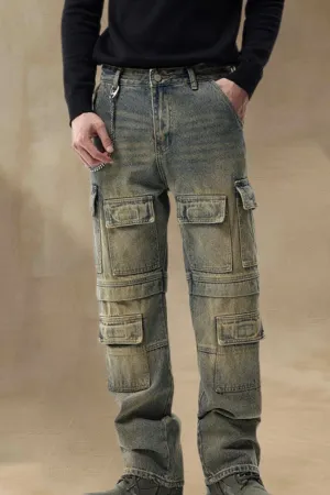Urban Utility – Tactical Denim Cargo Pants