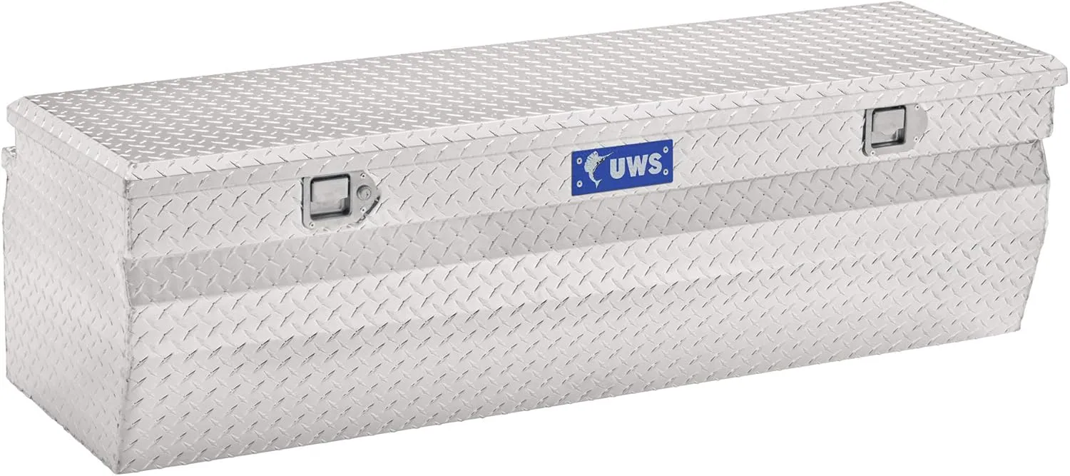 UWS EC20221 42-Inch Heavy-Wall Aluminum Wedge Truck Storage Box, RigidCore Lid