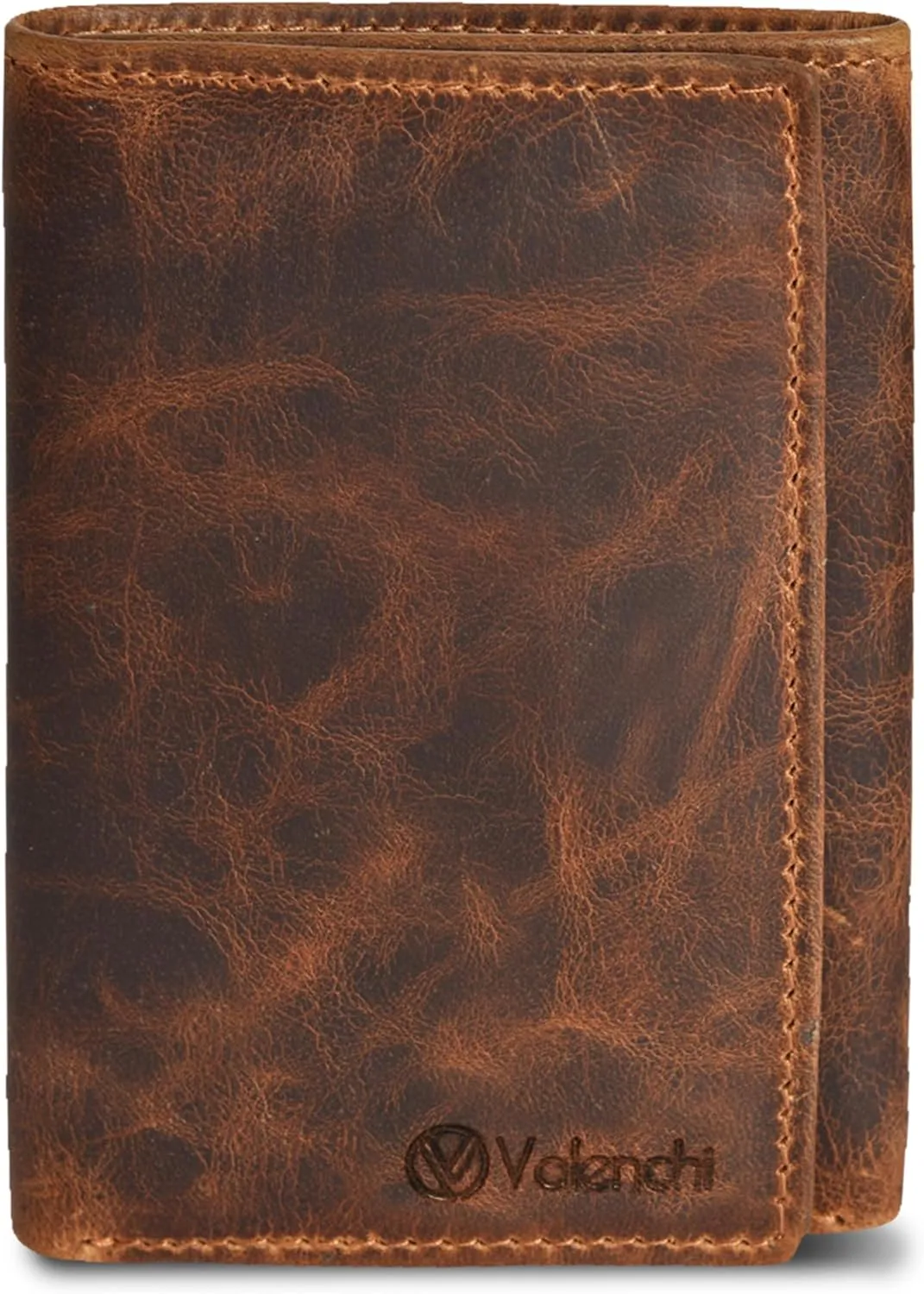 VALENCHI Leather Trifold Wallet For Men - RFID Blocking - 9 Card Slots, 2 Note Compartments & 1 ID Window - Minimalist Design, Slim Wallet - Premium, Fashionable Accessory Gifts for Men, Him