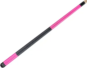 Valhalla by Viking 2 Piece Pool Cue Stick Irish Linen Wrap 16-21 oz. PLUS Rosin Bag (Pink VA116, 19.5 oz.)