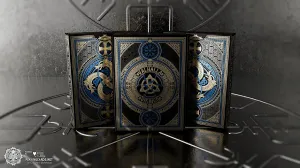Valhalla Vikings Sapphire Playing Cards Standard Deck Poker Size by Gamblers Warehouse