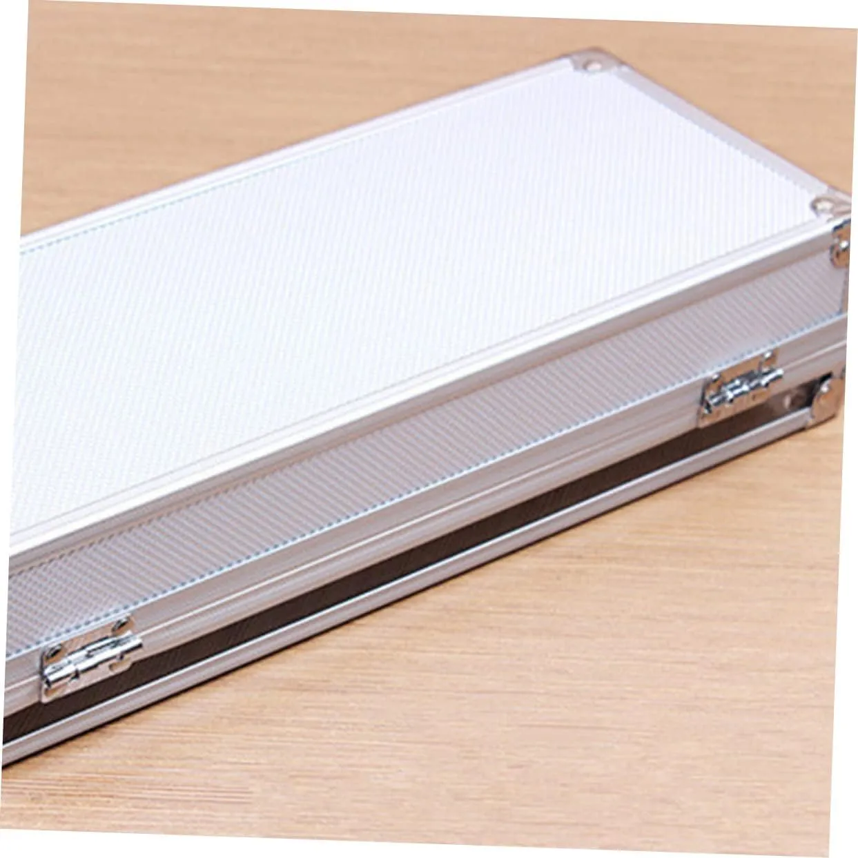 VALICLUD 2pcs Slots Aluminium Alloy Watch Organizer Case Transparent Window Portable Display Box for Jewelry Storage for Home and Jewelry Store Use