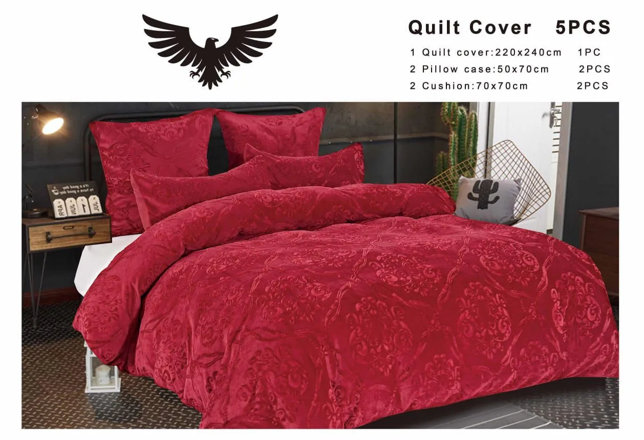 Velvet Comforter Set