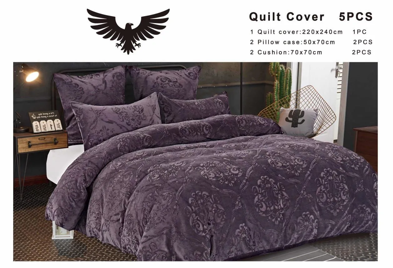 Velvet Comforter Set
