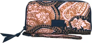 Vera Bradley Ultralight RFID Accordion Wristlet Wallet, Fern Paisley