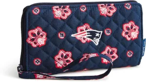 Vera Bradley Women's Cotton NFL Front Zip Wristlet (Multiple Teams Available)