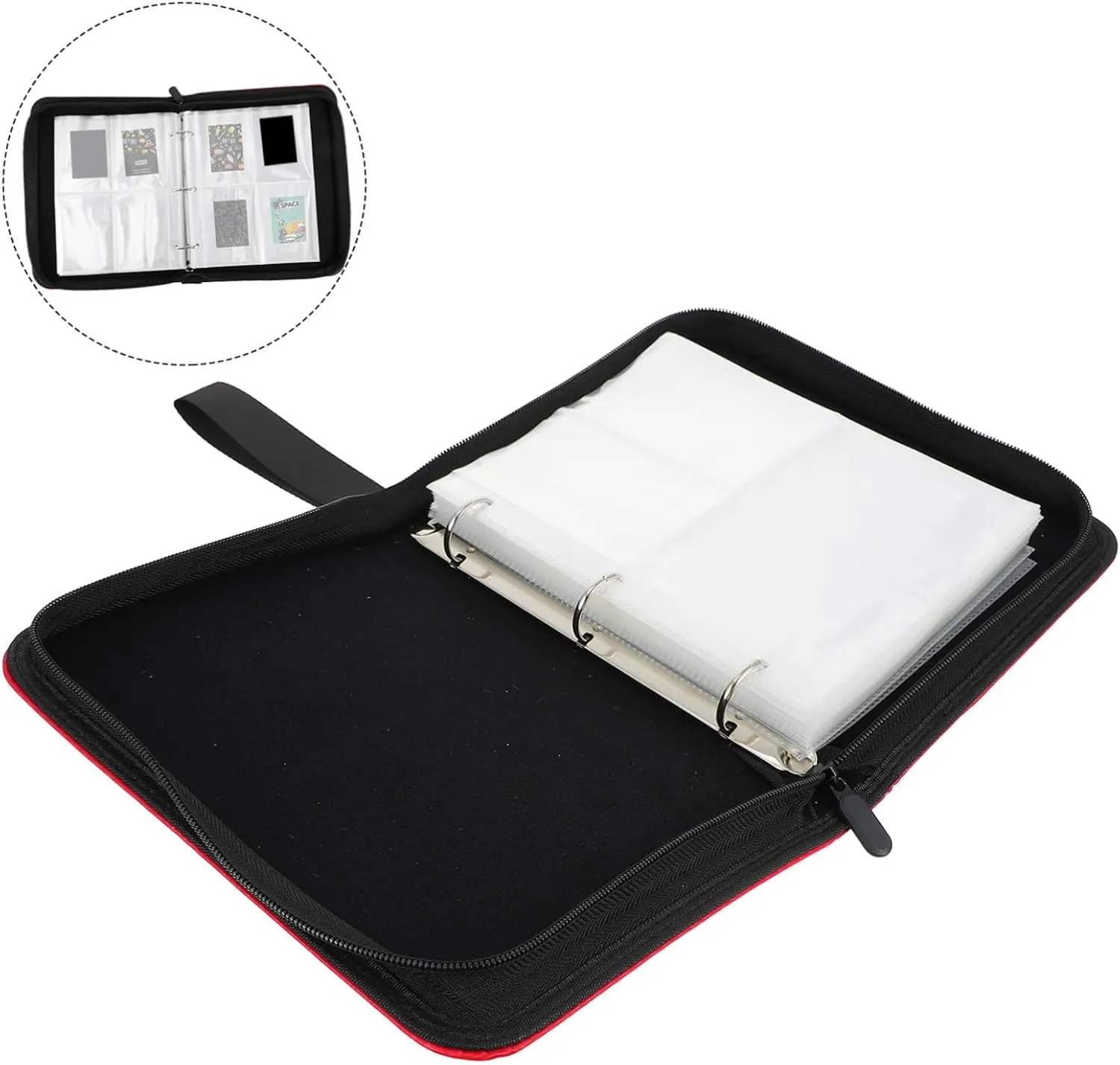 VICASKY 1pc Pockets Trading Cards Binder Album Card Holder with Transparent Sleeves Protector for Safe Organization of Sports