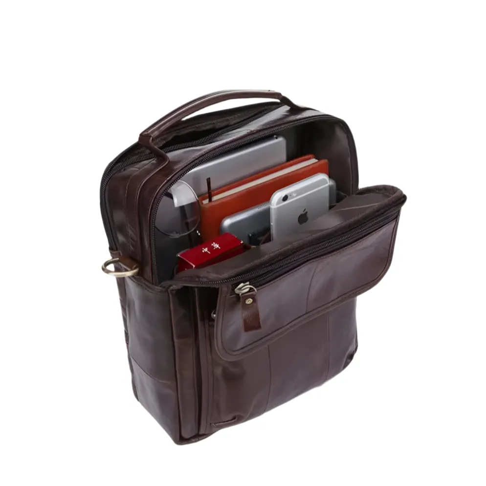 Victor | Small Leather Crossbody Bag