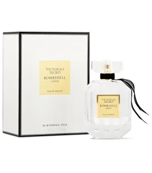 Victoria's Secret World Tour Bombshell Lagos Eau de Parfum, Floral Spicy Woody Womens Perfume (1.7oz)