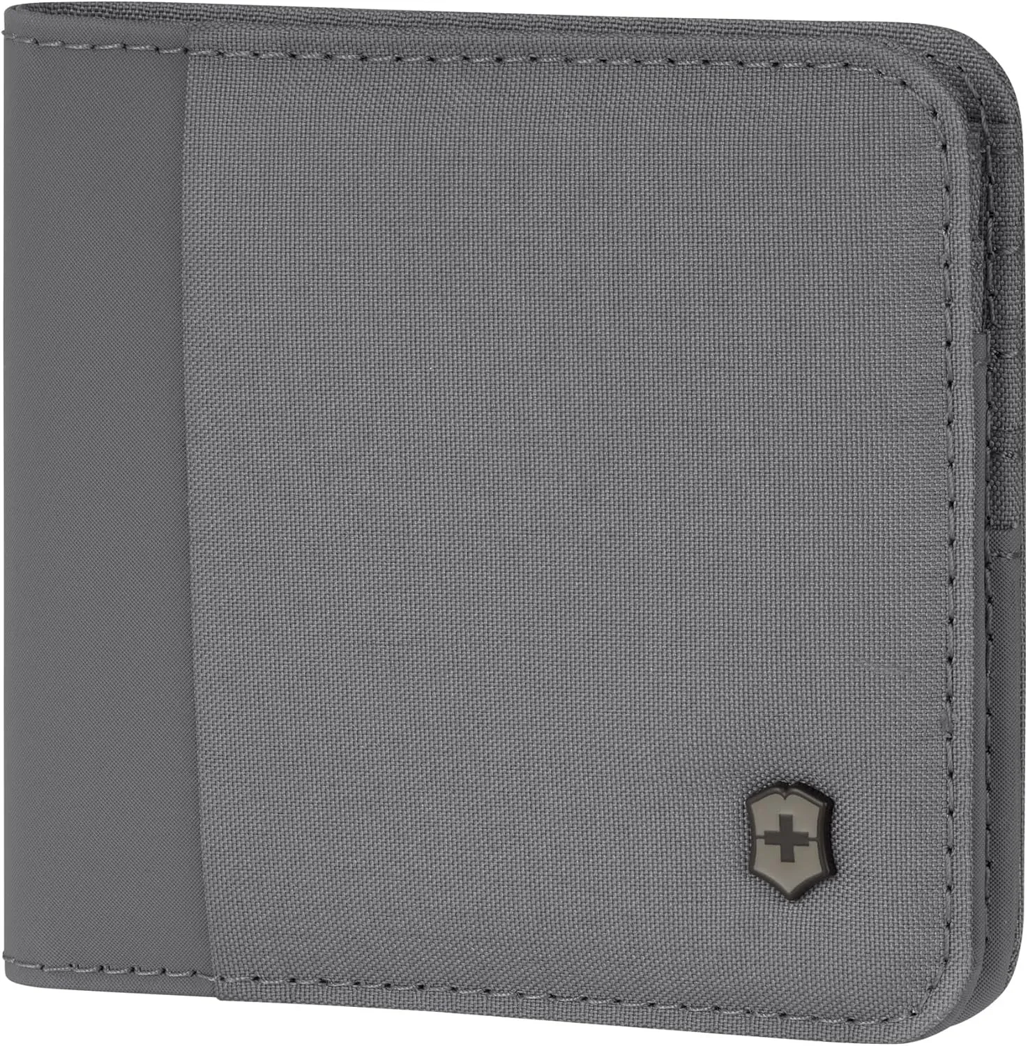 Victorinox Travel Essentials, Bi-Fold Wallet, RFID Wallet with Bill Compartment, Card Slots, ID Window and Coin Pocket - Frost Gray
