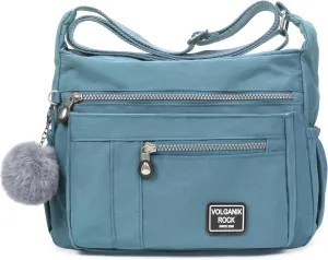 VOLGANIK ROCK Crossbody Bags for Women with RFID Pocket Anti Theft Handbag Water Resistant Shoulder Bags Travel Purse