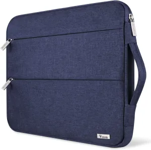 Voova 15.6 16 Inch Laptop Sleeve Carrying Case, Waterproof Computer Cover Bag Compatible with MacBook Pro 16 M3 M2 M1 Pro/Max 2023-2019, Dell XPS 15,15-16 Inch Hp Lenovo Acer Asus Chromebook, Blue