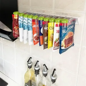 Wall-Mounted Spice Organizer - Seasoning Rack for Kitchen Storage