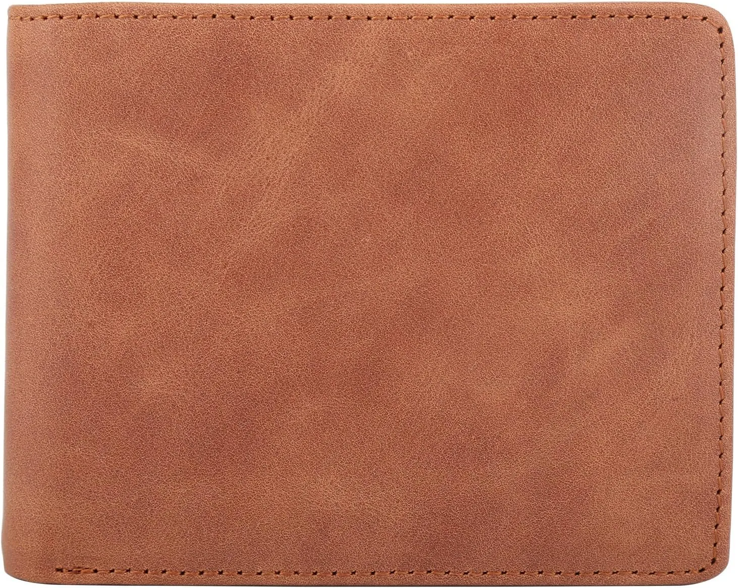 Wallet for Men-Genuine Leather RFID Blocking Bifold Stylish Wallet With 2 ID Window