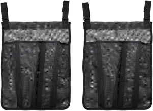 Wanty 2 Pack Trampoline Shoes Bag, Trampoline Storage Mesh Bag with Adjustable Strap, Shoes Organizer Trampoline Accessories for Children Kids