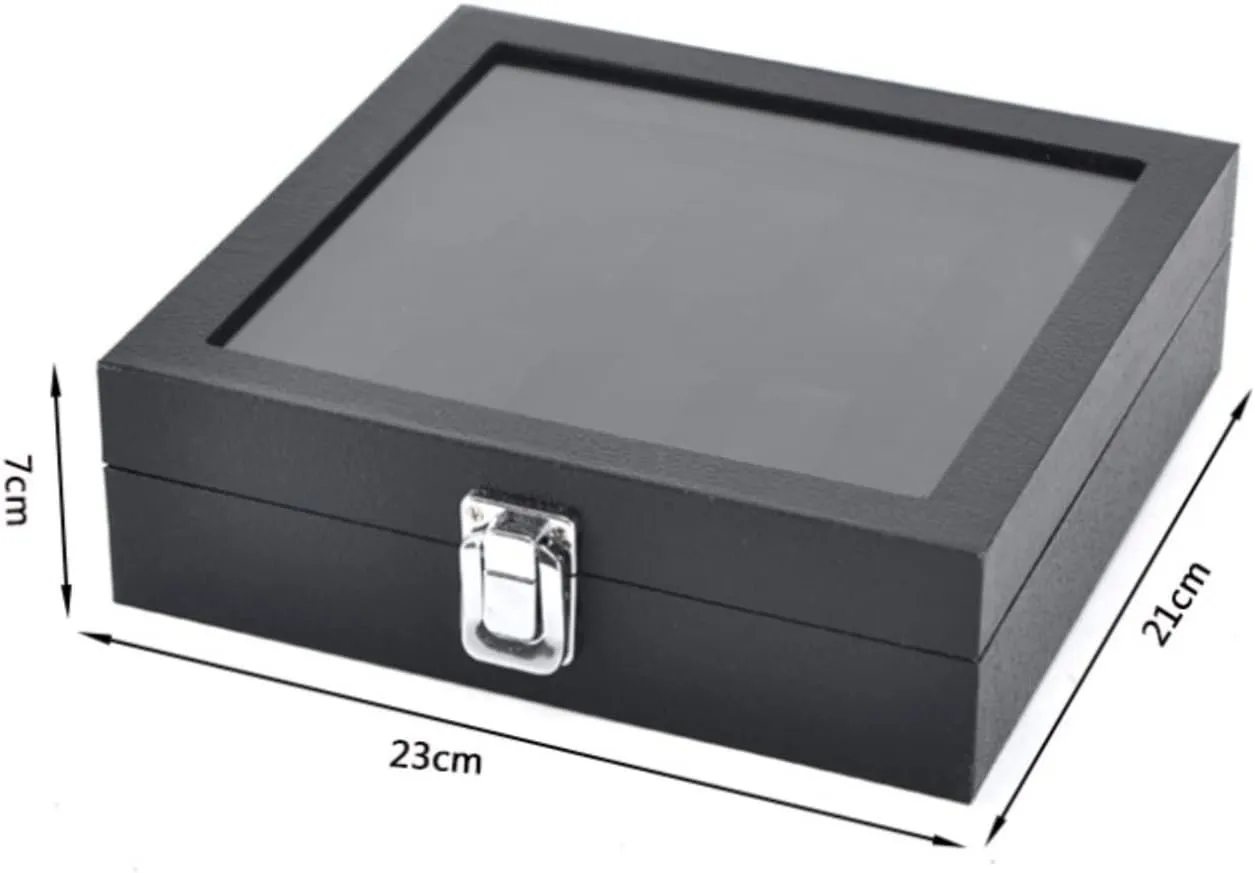 Watch Box Watches Display Storage Organizer Classic Wood Watch Box Case Clear Top Bangle Jewelry Collection Holder Watch Organizer Men