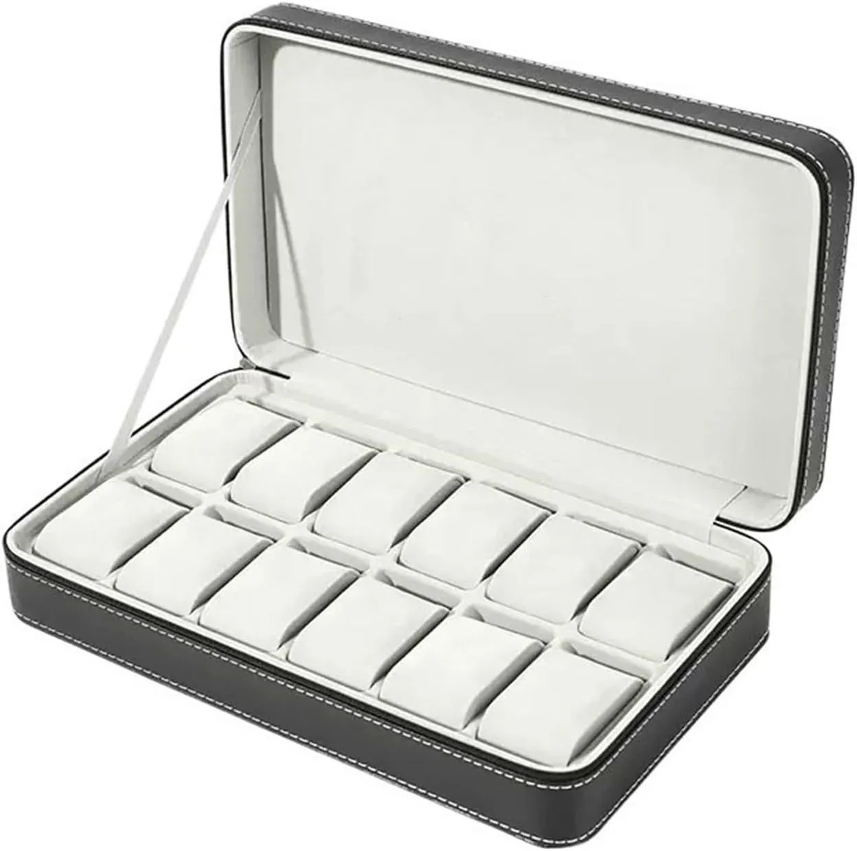 Watch Case 12 Grid Multifunctional Watch Display Trays Watch Collectibles Large Capacity Watch Organizers Watch Storage Watch Display Box