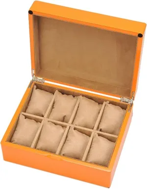 Watch Case 8 Cells Vintage and Elegant Watch Organizer High-end and Luxurious Watch Storage Display Box Watch Display Box