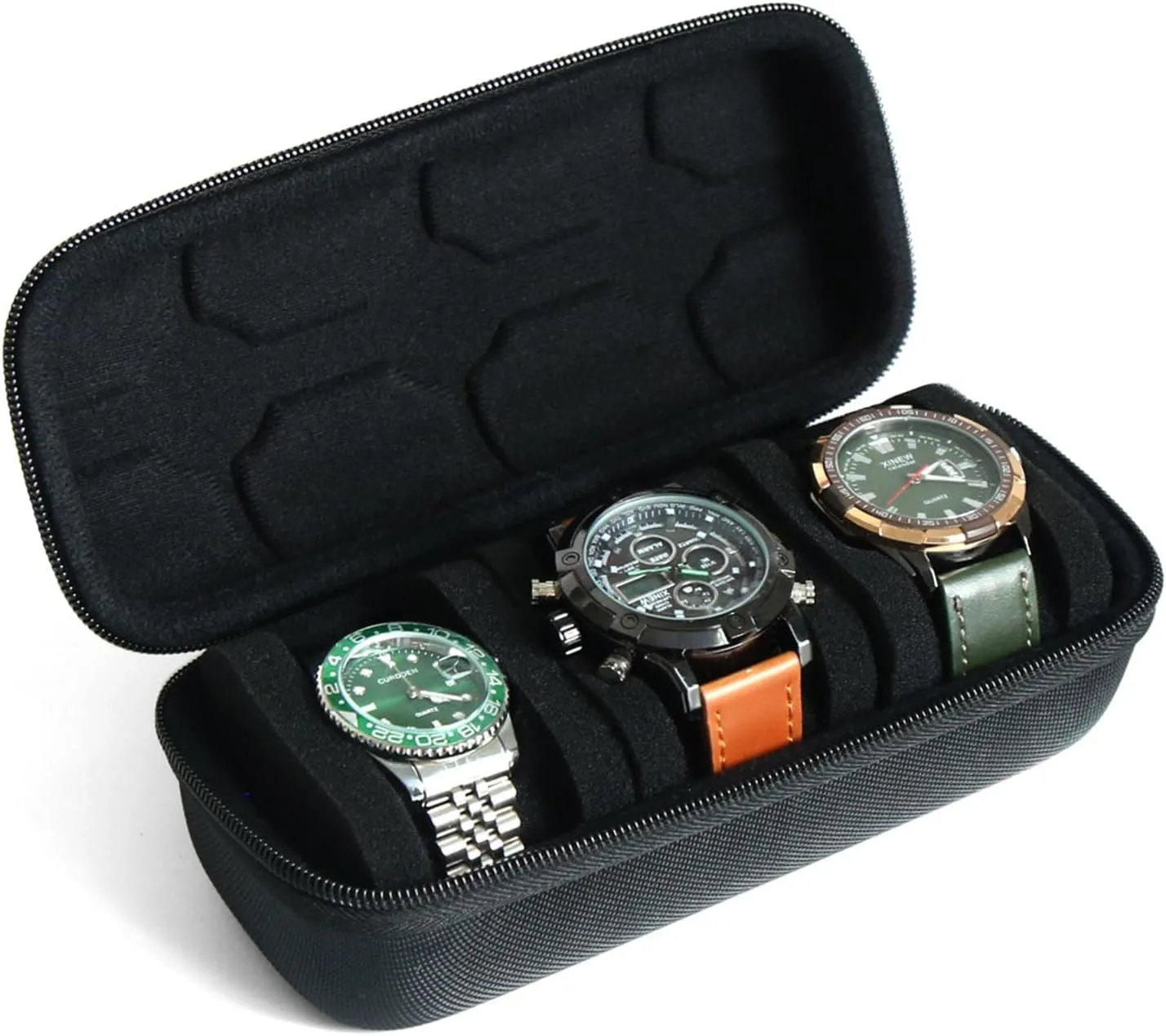 Watch Travel Case for Men and Women Portable Single Watch Storage box and Organizer for Wristwatches and Smart Watches