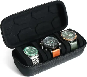 Watch Travel Case for Men and Women Portable Single Watch Storage box and Organizer for Wristwatches and Smart Watches