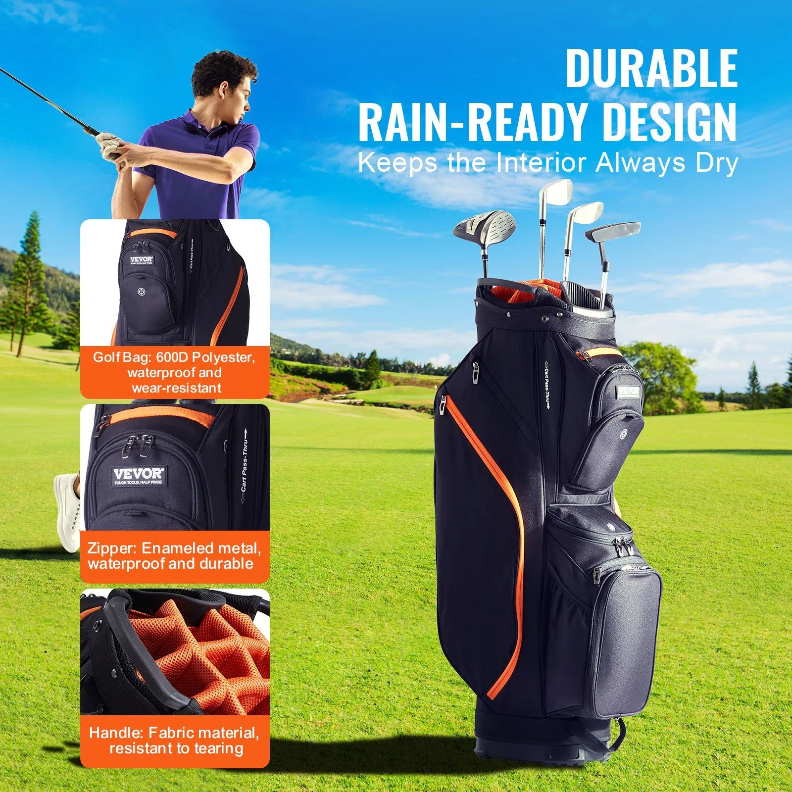 Waterproof Golf Cart Bag