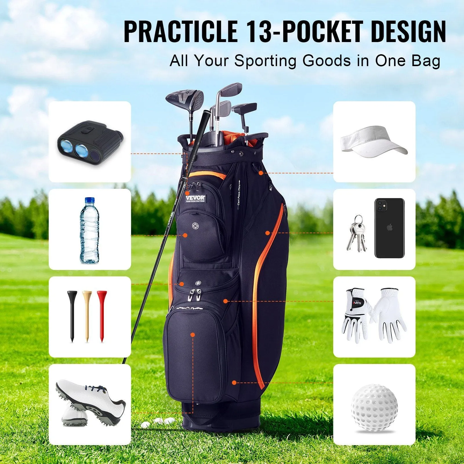 Waterproof Golf Cart Bag