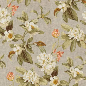 Waverly - Premium Printed Linen Fabric by The Yard, Floral Inspired, DIY, Craft, Project, Sewing, Designer Upholstery and Home Decor, 54" Wide (Live Artfully Collection, Shadow)