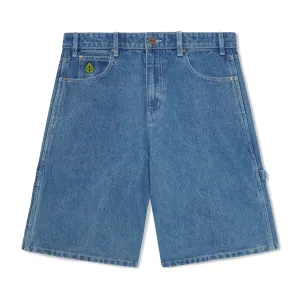 Weathergear Heavyweight Denim Shorts - Mid Blue