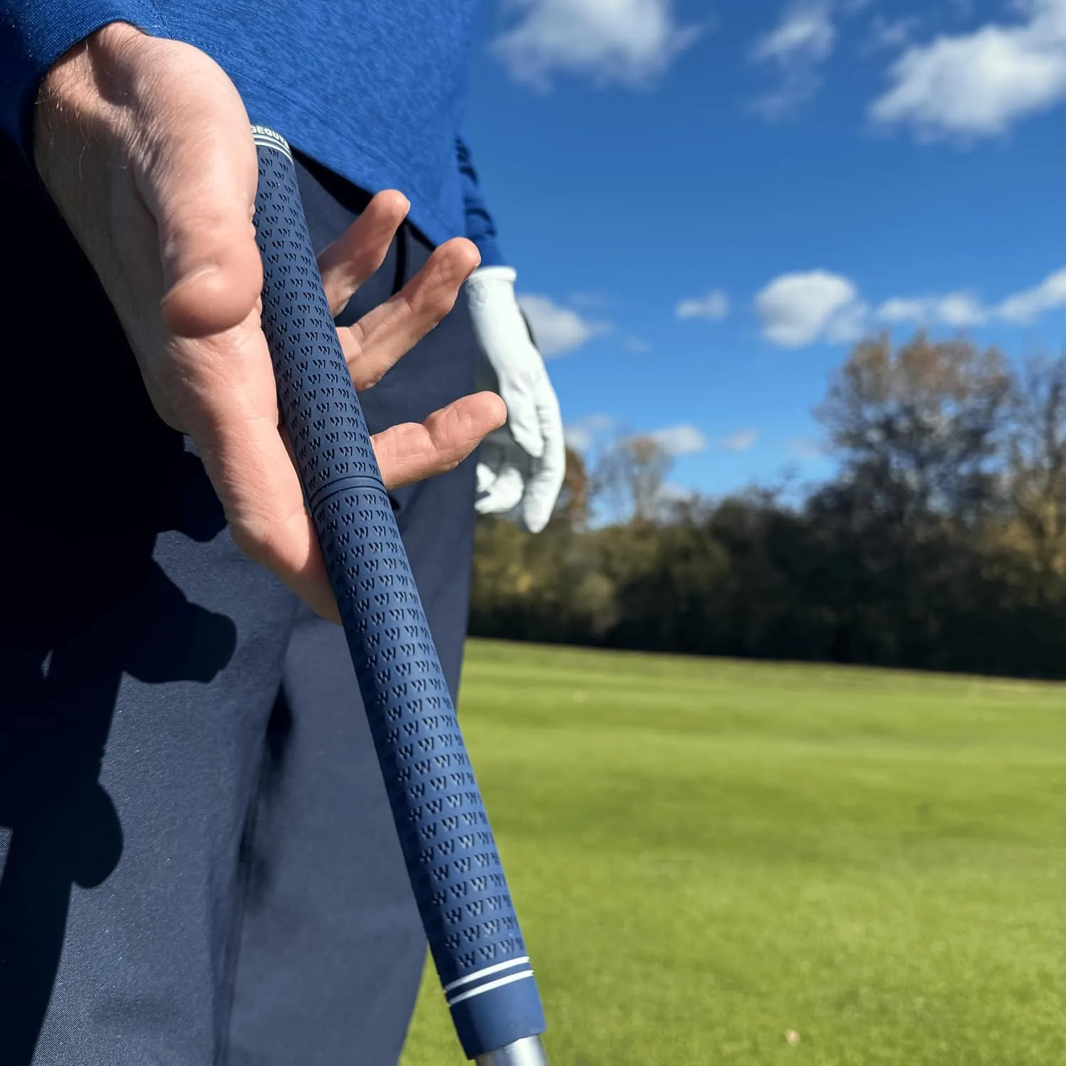 Wedge Guys GLP Velvet Golf Grips 13 Pack with Deluxe Grip Kit | All Weather Performance with Tour Level Traction | in White/Black & Standard/Midsize
