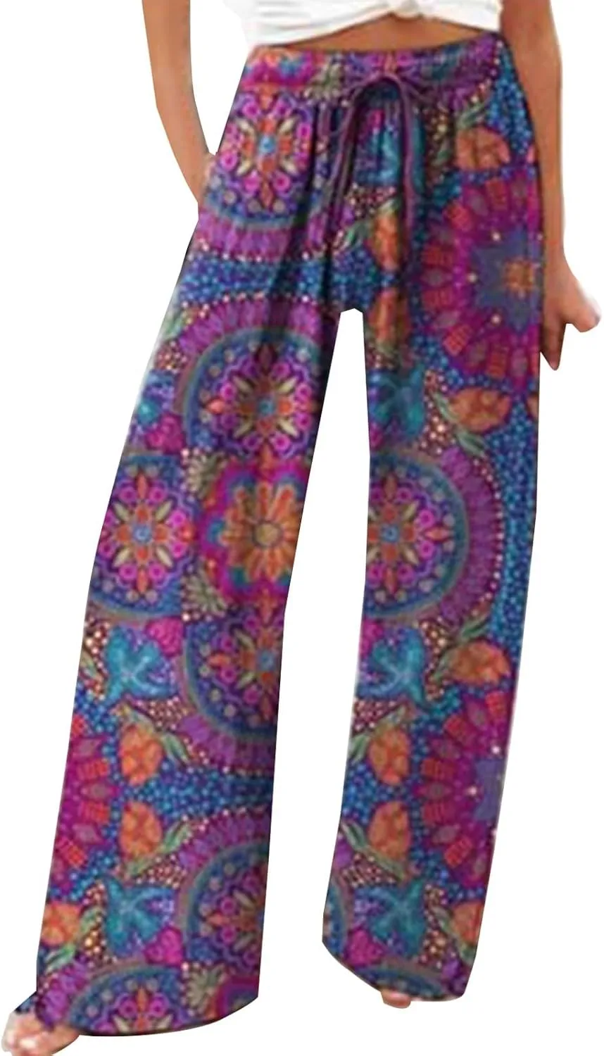 Wide Leg Linen Pants Linen Wide Leg Pants Pants with Elastic High Waist Paper Bag Cropped Linen Pants Linen Dress Pants