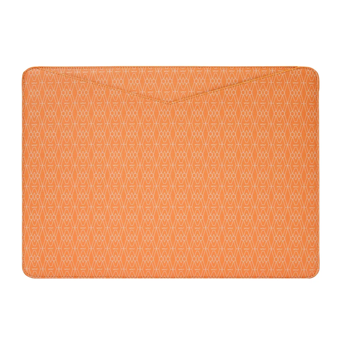 Wolf Signature Vegan Collection Orange Laptop Sleeve