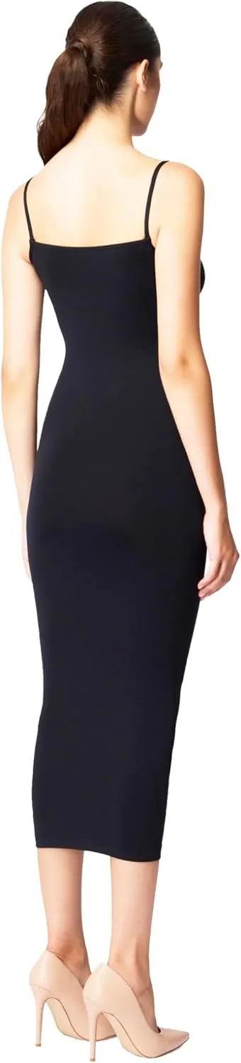 Wolford Strap Fatal Tube Dress for Women Iconic Slim-Fit Seamless with Delicate Spaghetti Straps Elegant Cocktail Formal Wear