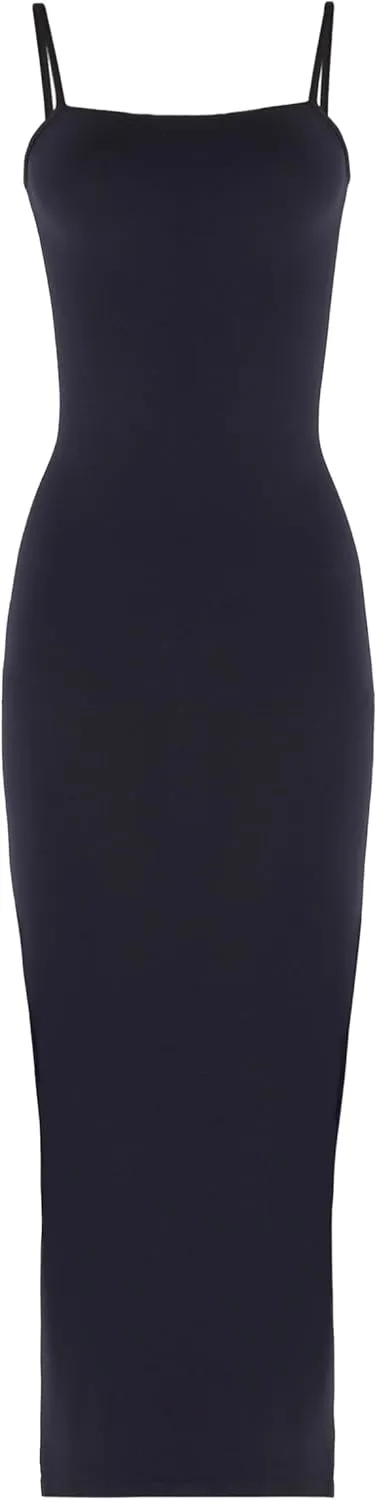 Wolford Strap Fatal Tube Dress for Women Iconic Slim-Fit Seamless with Delicate Spaghetti Straps Elegant Cocktail Formal Wear