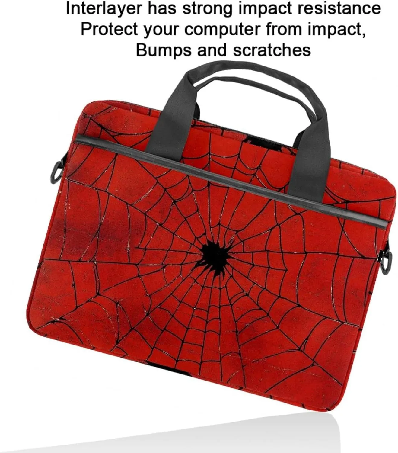 Women Laptop Bag Rainbow with Coins St Patrick's Day Pattern Laptop Computer Bag Work Tote Bag Shoulder Messenger Bag