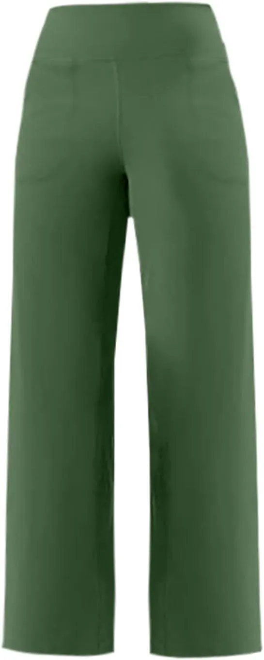 Women Wide Leg Yoga Pants with Pocket High Waist Straight Leg Dress Pants Tummy Control Leggings Flare Athletic Pant