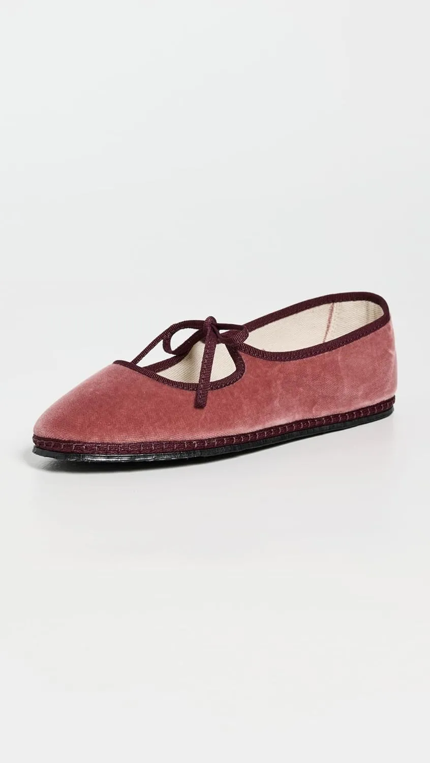 Women's Mary Jane Velvet Brigitte Flats
