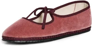 Women's Mary Jane Velvet Brigitte Flats