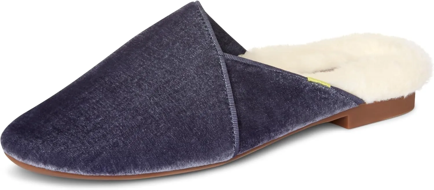Women’s Slippers – Stylish Indoor Outdoor House Slippers with Arch Support, Memory Foam Cushion, Faux Fur Lining – Anti-Slip Sole, Comfortable & Machine Washable.