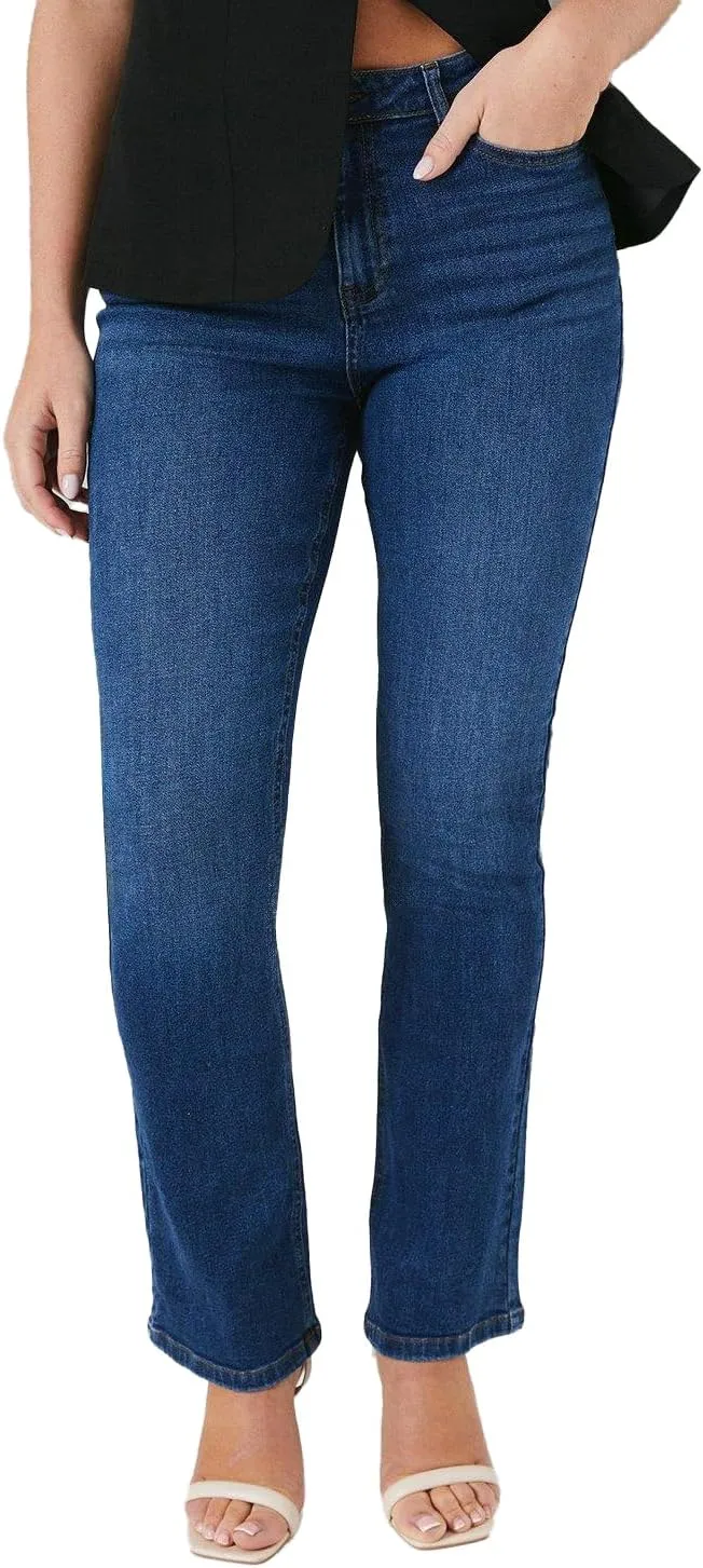 Womens/Ladies Comfort Stretch Bootcut Jeans