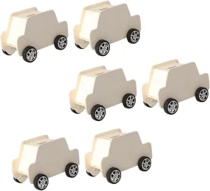 Wooden Car Piggy Bank DIY Educational Playthings Boys and Girls' Coin Bank Money Storage Boxes