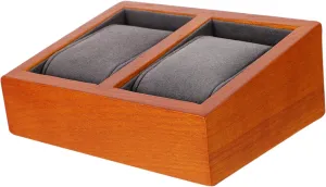 Wooden Watch Storage Box Elegant Display Case for Pocket Watches Jewelry