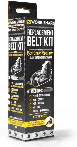 Work Sharp WSSAKO81115 Replacement Belt Kit for Ken Onion Blade Grinder Attachment
