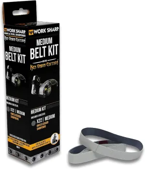 Work Sharp WSSAKO81119 Medium Grit Belt Kit for Ken Onion Edition